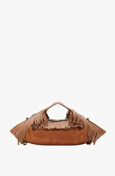 3.1 Phillip Lim Luna Suede Fringe Mini Bag In Brown