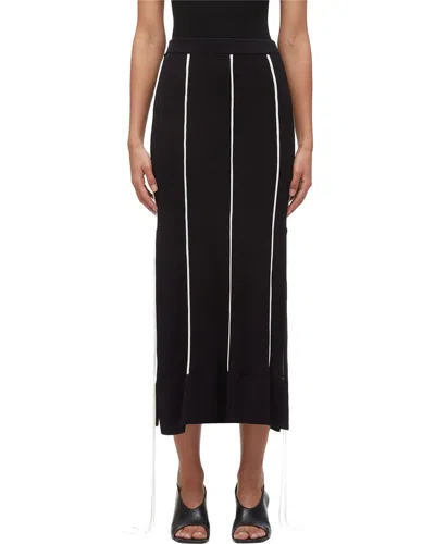 3.1 Phillip Lim Lux Midi Skirt In Black
