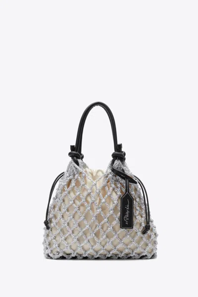 3.1 Phillip Lim Macrame Mini Sac In Silver