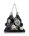 3.1 Phillip Lim Mini Macrame Flower Sac Top-handle Bag In Black Multi
