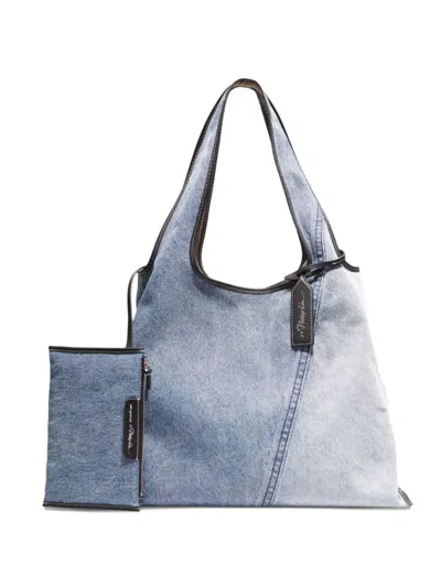 3.1 Phillip Lim Market Denim Tote Bag In Blue