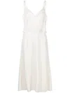 3.1 Phillip Lim Matte Viscose Cami Dress With Deconstructed Layers In Red