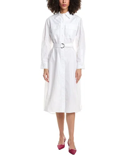 3.1 Phillip Lim Maxi Shirt Dress In Wh100-white