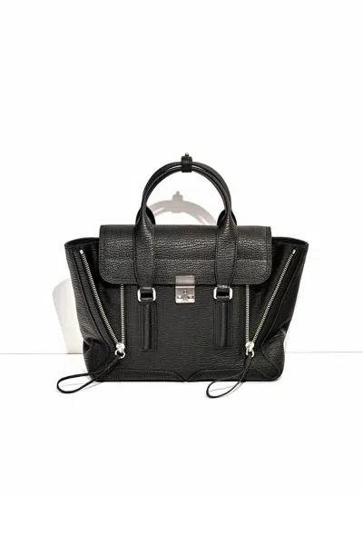 3.1 Phillip Lim Medium Pashli Satchel In Blk-nickel