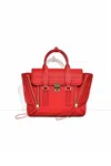 3.1 Phillip Lim Medium Pashli Satchel In Red-nickel