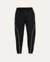 3.1 Phillip Lim Curve-zip Track Pants In Black