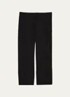3.1 Phillip Lim Men's Double-pleated Pants In Black