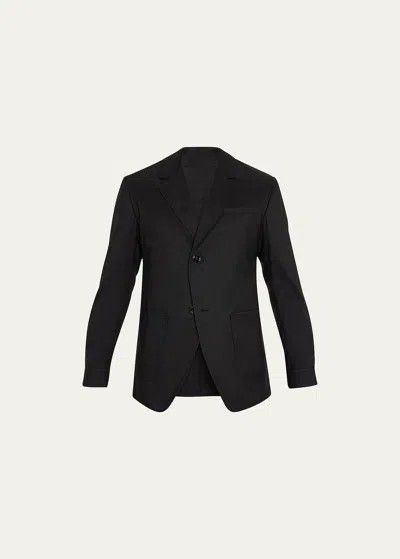 3.1 Phillip Lim Men's Oversized Solid Sport Jacket In Black
