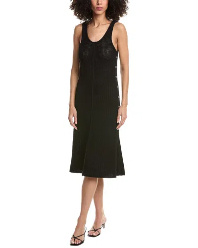 3.1 Phillip Lim Mercerized Textured Tank Dress In Black