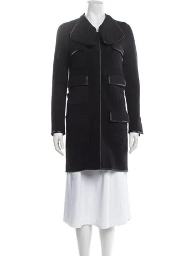 Pre-owned 3.1 Phillip Lim Merino Wool Coat In Black