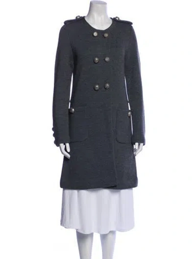 Pre-owned 3.1 Phillip Lim Merino Wool Coat In Gray