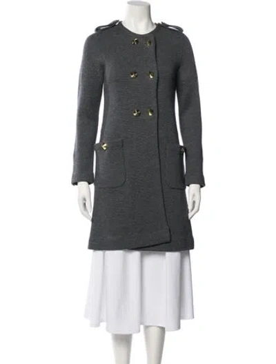 Pre-owned 3.1 Phillip Lim Merino Wool Coat In Gray