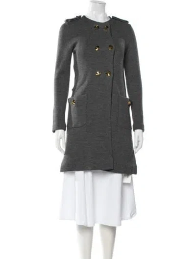 Pre-owned 3.1 Phillip Lim Merino Wool Coat In Gray