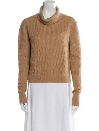 Pre-owned 3.1 Phillip Lim Merino Wool Cowl Neck Sweater In Brown