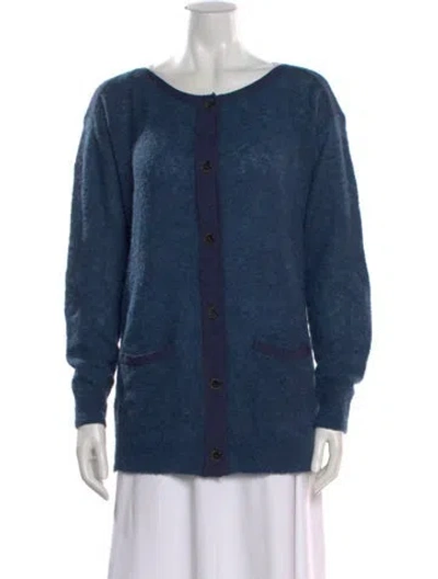 Pre-owned 3.1 Phillip Lim Merino Wool Crew Neck Sweater In Blue