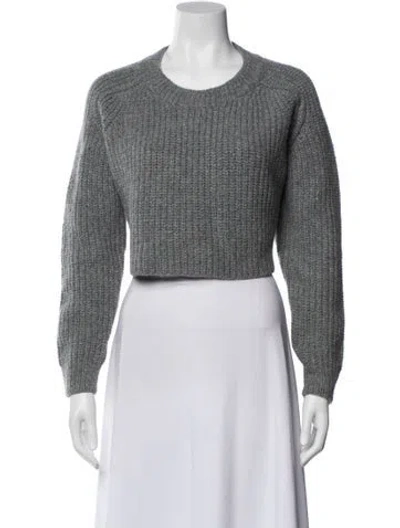Pre-owned 3.1 Phillip Lim Merino Wool Crew Neck Sweater In Gray