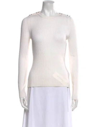 Pre-owned 3.1 Phillip Lim Merino Wool Crew Neck Sweater In Neutral