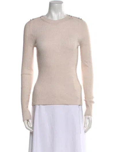 Pre-owned 3.1 Phillip Lim Merino Wool Crew Neck Sweater In Pink