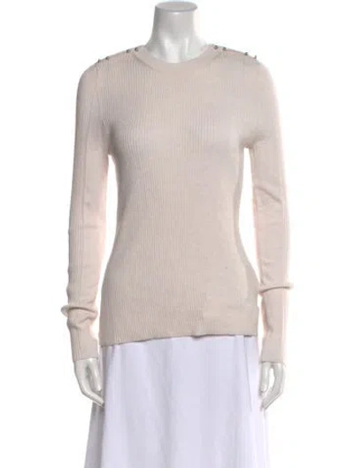 Pre-owned 3.1 Phillip Lim Merino Wool Crew Neck Sweater In Pink