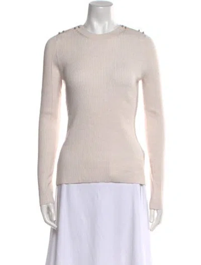 Pre-owned 3.1 Phillip Lim Merino Wool Crew Neck Sweater In Pink