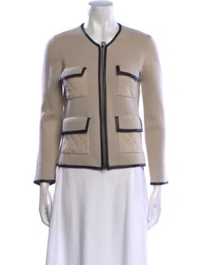 Pre-owned 3.1 Phillip Lim Merino Wool Striped Sweater In Neutral