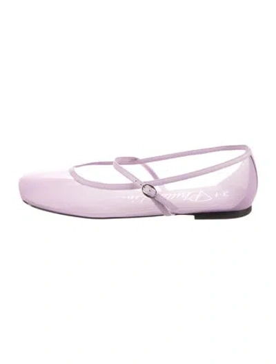 Pre-owned 3.1 Phillip Lim Mesh Ballet Flats In Purple