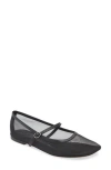 3.1 Phillip Lim Mesh Mary Jane Flat In Black