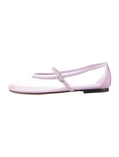 Pre-owned 3.1 Phillip Lim Mesh Mary Jane Flats In Purple