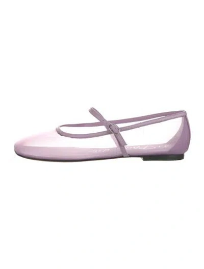 Pre-owned 3.1 Phillip Lim Mesh Mary Jane Flats In Purple