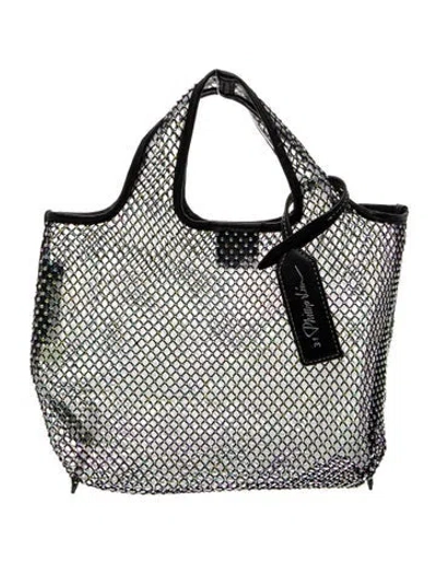 Pre-owned 3.1 Phillip Lim Mesh Top Handle Bag In Silver