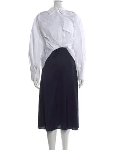 Pre-owned 3.1 Phillip Lim Midi Length Dress In Blue