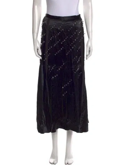 Pre-owned 3.1 Phillip Lim Midi Length Skirt In Black