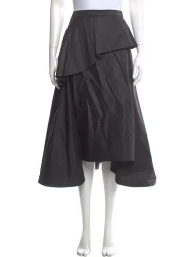Pre-owned 3.1 Phillip Lim Midi Length Skirt In Black
