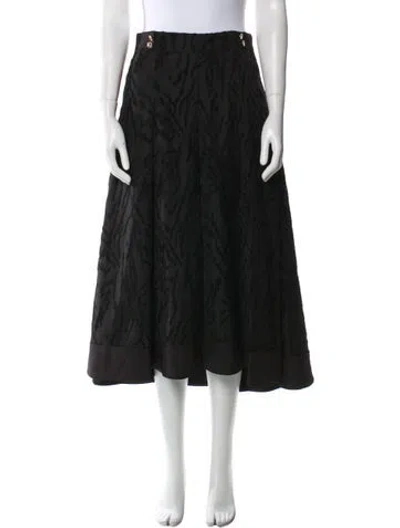 Pre-owned 3.1 Phillip Lim Midi Length Skirt In Black