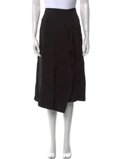 Pre-owned 3.1 Phillip Lim Midi Length Skirt In Black