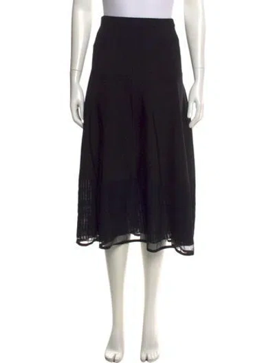 Pre-owned 3.1 Phillip Lim Midi Length Skirt In Black