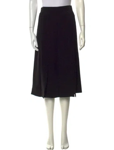 Pre-owned 3.1 Phillip Lim Midi Length Skirt In Black