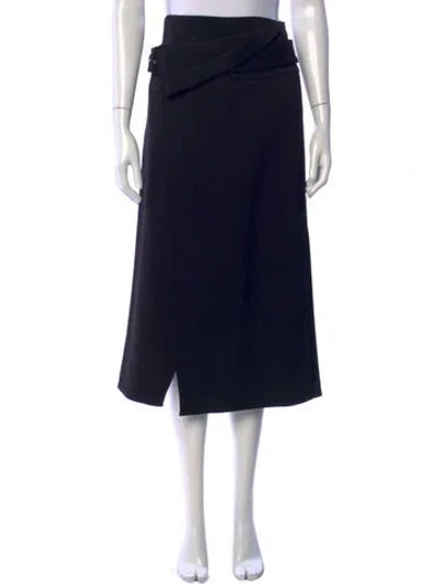 Pre-owned 3.1 Phillip Lim Midi Length Skirt In Black