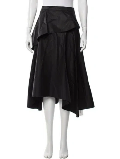 Pre-owned 3.1 Phillip Lim Midi Length Skirt In Black