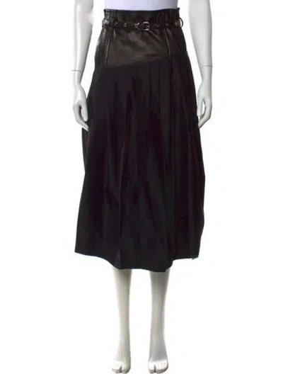 Pre-owned 3.1 Phillip Lim Midi Length Skirt In Black