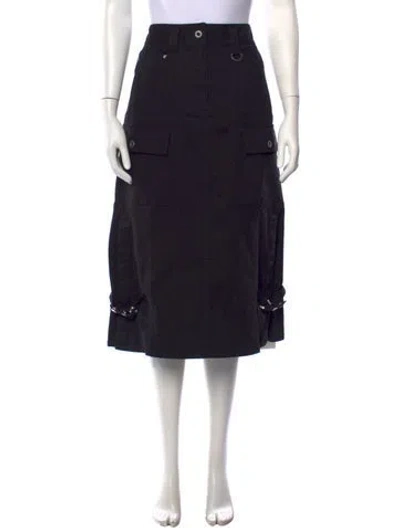 Pre-owned 3.1 Phillip Lim Midi Length Skirt In Black