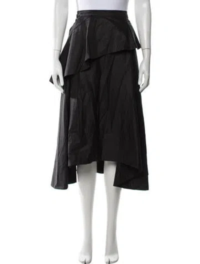 Pre-owned 3.1 Phillip Lim Midi Length Skirt In Black