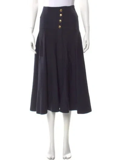 Pre-owned 3.1 Phillip Lim Midi Length Skirt In Blue