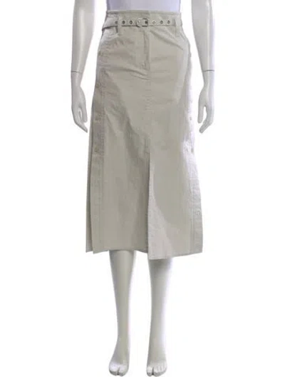 Pre-owned 3.1 Phillip Lim Midi Length Skirt In Gray