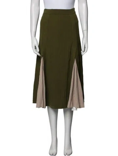 Pre-owned 3.1 Phillip Lim Midi Length Skirt In Green