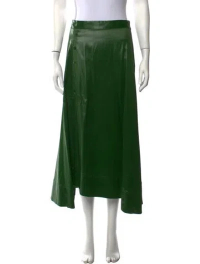 Pre-owned 3.1 Phillip Lim Midi Length Skirt In Green