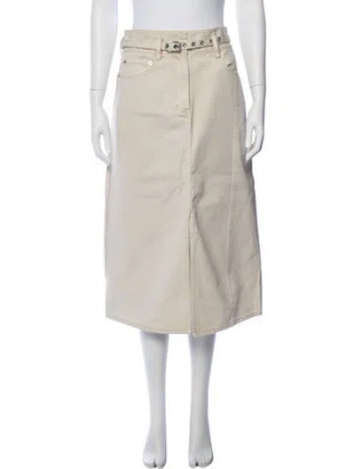Pre-owned 3.1 Phillip Lim Midi Length Skirt In Neutral