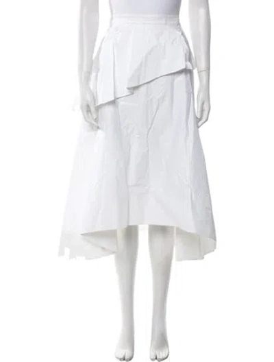 Pre-owned 3.1 Phillip Lim Midi Length Skirt In White