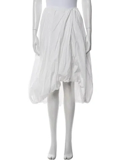 Pre-owned 3.1 Phillip Lim Midi Length Skirt In White