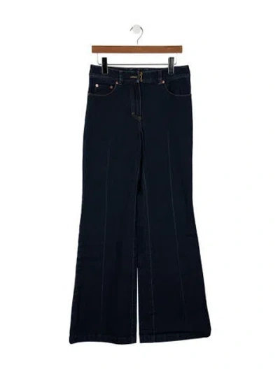 Pre-owned 3.1 Phillip Lim Mid-rise Flared Jeans In Blue